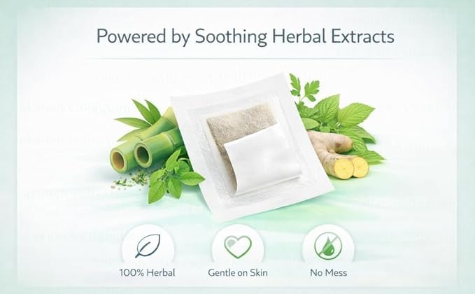 Foot patch | Pack of 2 | Herbal And Gentle Ingredient Detox Foot Pads | Natural Ingredients for Sleep Aid, Pain Relief, Toxin Removal with Bamboo Vinegar and Acupoint Micro-Massage Technology